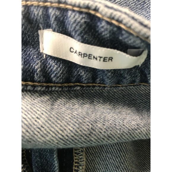 Forever 21 + Extra Wide Leg Carpenter Baggy Denim Grunge Skater Jeans 12 Plus - Picture 7 of 15